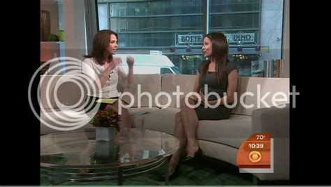 Tv Anchor Babes Anna David A Hot Guest On Cbs Early Show