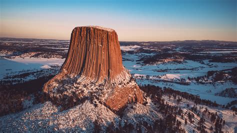 Nacionalni Parki Wyoming Fosili Vroči Izviri In Monoliti