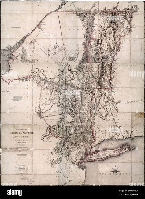 A Chorographical Map Of The Province Of New York In North America
