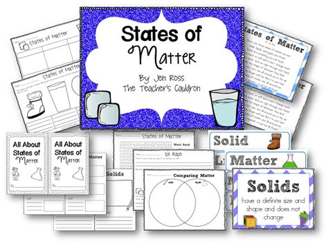 Pin by Teacher by the Beach on Top Teachers Smorgasboard | States of matter, Matter science ...