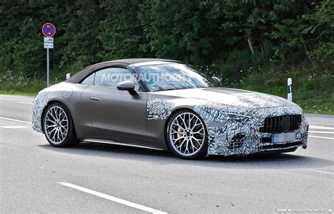 2022 Mercedes Benz Amg Sl Roadster Spy Shots Redesigning An Icon