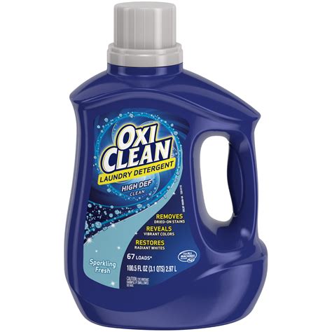 Oxiclean Liquid Laundry Detergent Sparkling Fresh Scent 1005 Oz