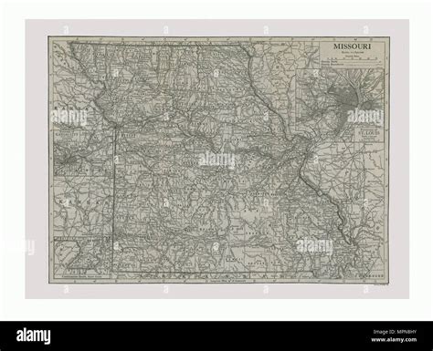 Map Of Missouri Hi Res Stock Photography And Images Alamy