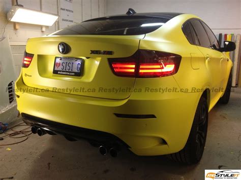 Matte Yellow Bmw X6 M Comes From Canada Autoevolution