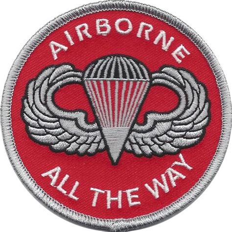 Army Airborne All The Way Patch Army Patches Us Army Patches Army