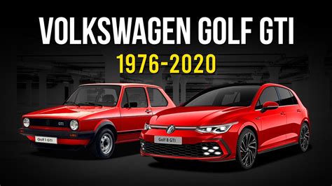 Evolution Of Volkswagens Golf Gti 8 Generations Since 1976 Youtube