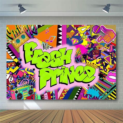 Buy Comophoto 7x5ft Fresh Prince Party Backdrop For Baby Shower