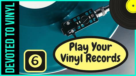 How To Play Vinyl Records Properly Youtube