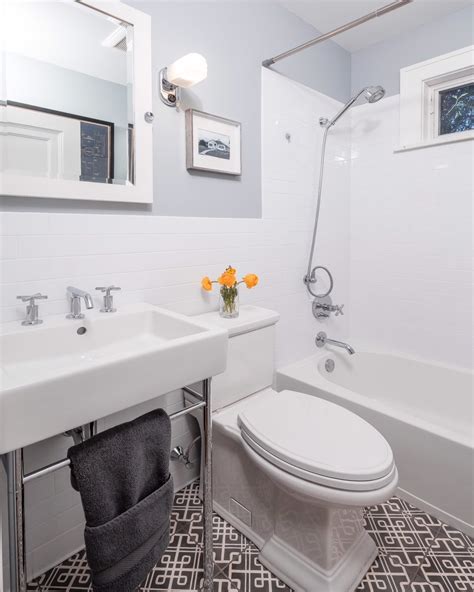 This is what the bathroom looks like now! A Small Bathroom Makeover That You Won't Believe! — DESIGNED