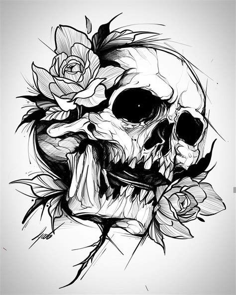 Pin By Katie Lomas On Art Skulls Drawing Skull Sketch Skull Artwork