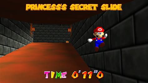 Super Mario 64 Secret Stars Princess Secret Slide
