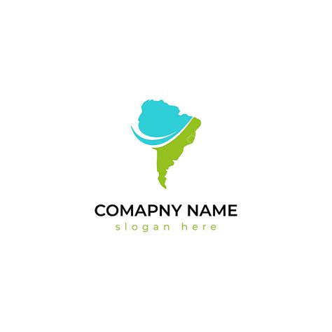 Templat Design Vector Art Png Green Land Logo Design Template Logo