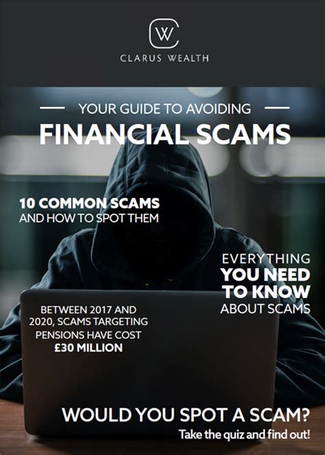 Your Guide To Avoiding Financial Scams Clarus Wealth