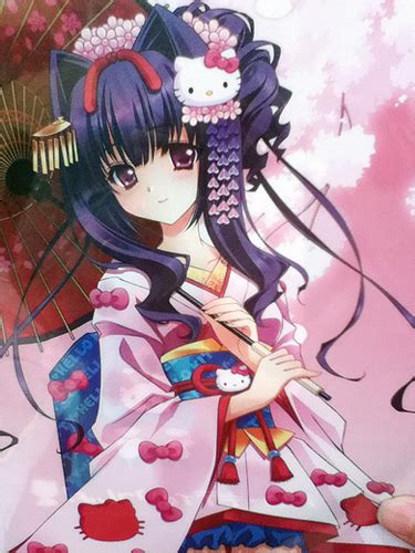 Tokyochel Super Kawaii Hello Kitty Kimono Girl