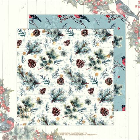 Christmas Paper Pack Watercolor Christmas Digital Designer Etsy