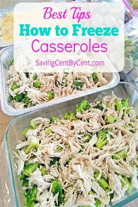 Best Tips On How To Freeze Casseroles Saving Cent By Cent Casserole