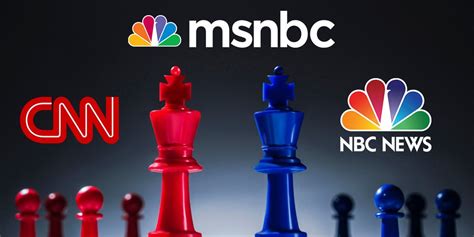 Montage Msnbc Nbc Cnn Agree That Gop Does Not Deserve Same Coverage