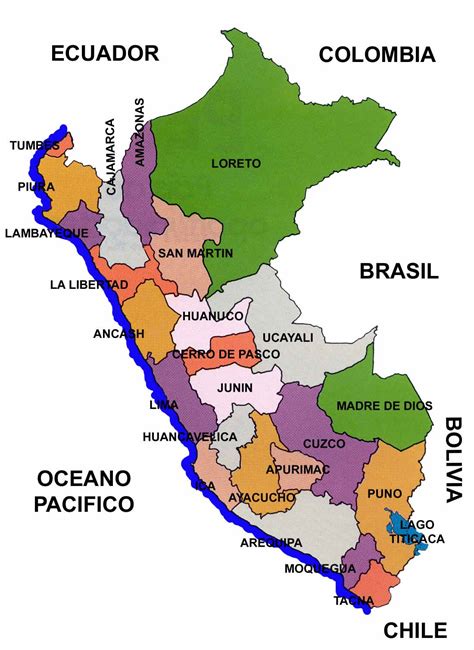 Mapas De Perú Mapas De Perú