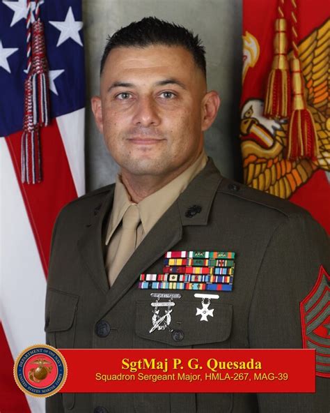 Sergeant Major Paul G Quasada 3rd Marine Aircraft Wing Biography