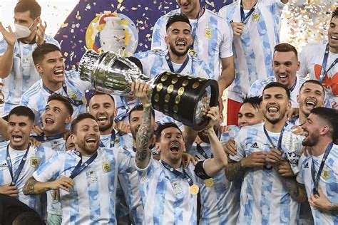 messi ends trophy drought as argentina beats brazil to win copa america gma news online