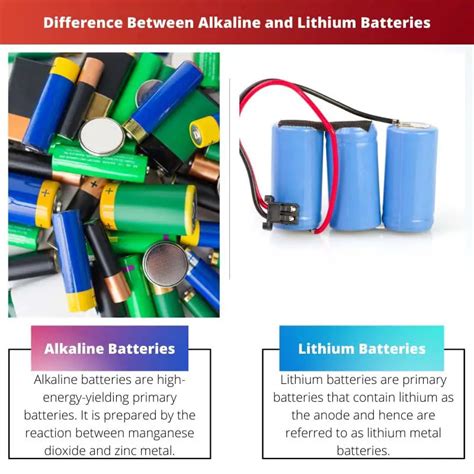 Baterai Alkaline Vs Lithium Perbedaan Dan Perbandingan