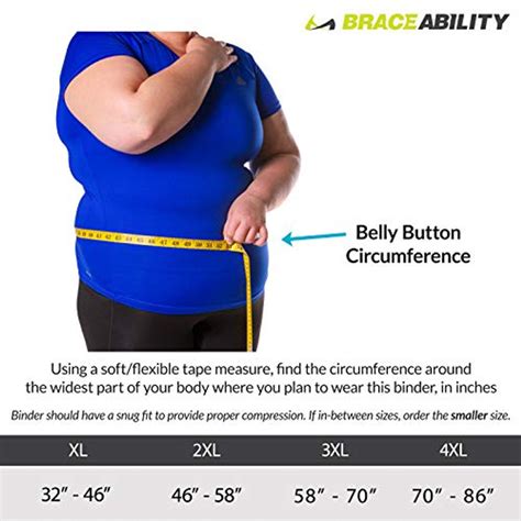 Braceability Plus Size Bariatric Abdominal Stomach Binder Xxl Belly Support Band Big Mens Or