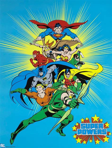 Jose Luis Garcia Lopez Rare Justice League 2 Print Super Powers 1980s
