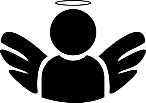 Angel With Halo Svg