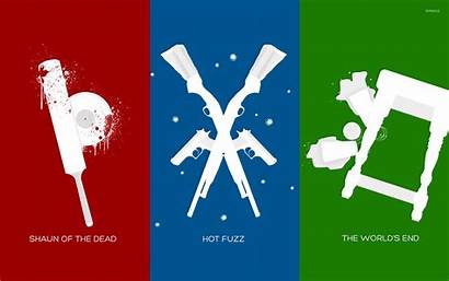 Cornetto Trilogy Three Flavours Collage Shaun Dead