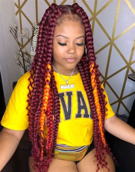 40 Box Braids Hairstyles Women Are Asking For In 2023 Hair Adviser Braids With Curls Box