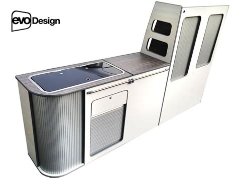 Curved VW T5 furniture flat pack furniture - short van- kitchen