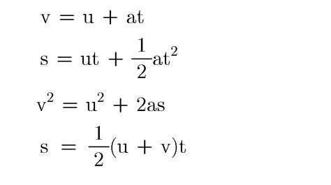 Equations Of Motion Worked Examples Tessshebaylo