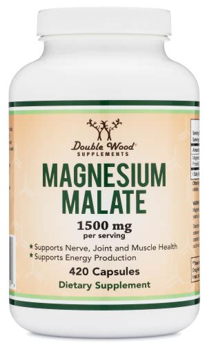 Magnesium Malate - Double Wood Supplements | Buy Magnesium Malate Here