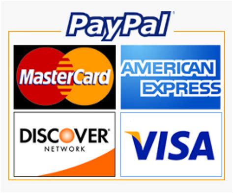 Transparent Paypal Image Png All Major Credit Cards Accepted Paypal