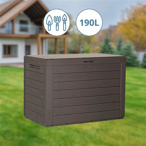 Садовые ящики пластиковые сундуки PROSPERPLAST WOODEBOX 190л ...