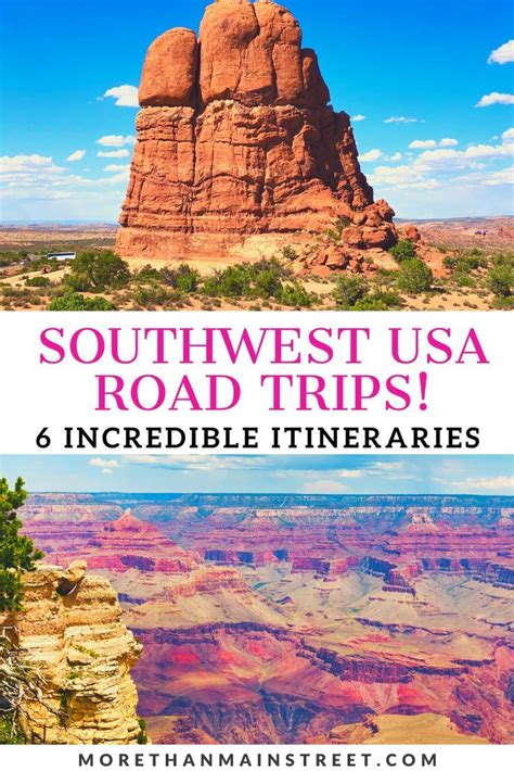 6 Spectacular Southwest Usa Road Trip Ideas In 2020 Road Trip Usa