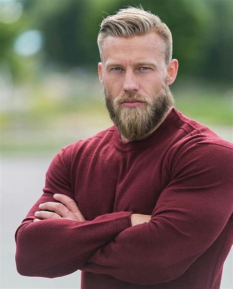 Chic Blonde Beard Styles For Handsome Men Hairstylecamp