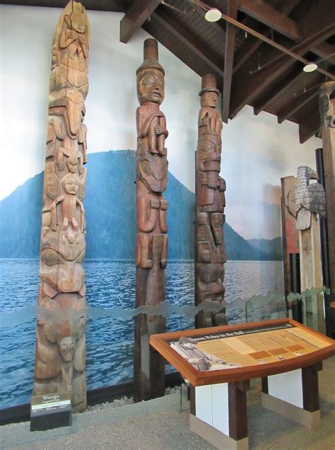 Sitka National Historical Park Totem Exhibit In The Visito Flickr
