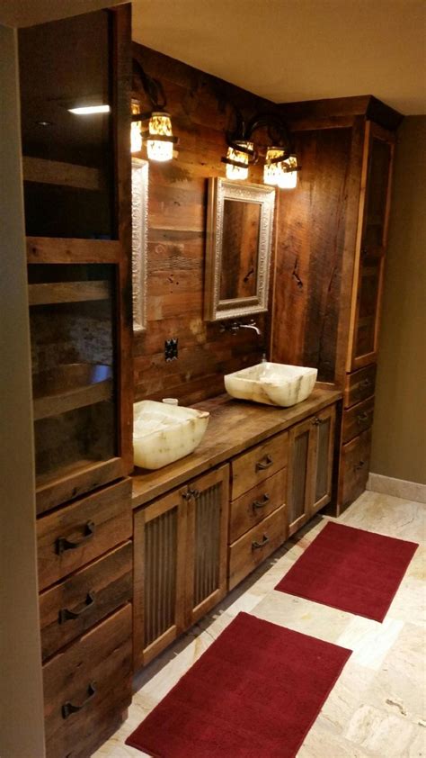 Of course, custom made discount bathroom vanity is not hundred percent correct all of the period, but the concept is that somebody who is creating something precisely for you. YOUR Custom Made Rustic Barn Wood Double Vanity by ...