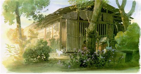 La Tumba De Las Luciérnagas Hayao Miyazaki Studio Ghibli Background