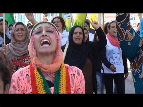 Kurds Protest Turkish Strikes In Northern Syria Youtube