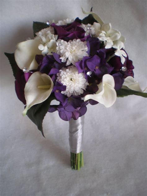 See more ideas about wedding, purple wedding, purple and silver wedding. Purple Hydrangea Bouquet | ... Wedding Flowers | Love Is ...