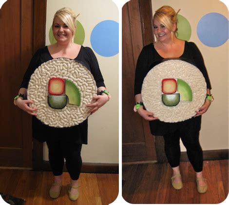 Sushi costume for a baby: DIY: Sushi Costume | Neon Rattail