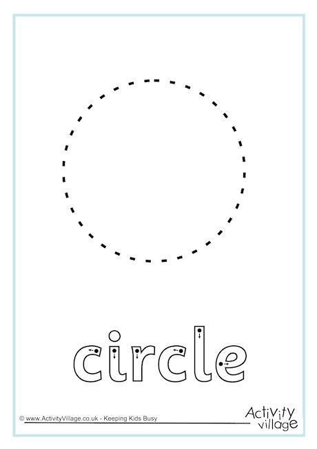 Circle Finger Tracing
