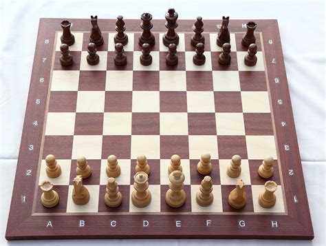 Filechess Board With Chess Set In Opening Position 2012 Pd 03