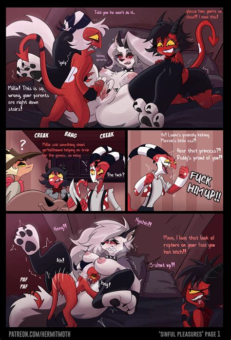 Post 4411840 Blitzo Comic Hellhound Helluvaboss Hermitmoth Imp Lin