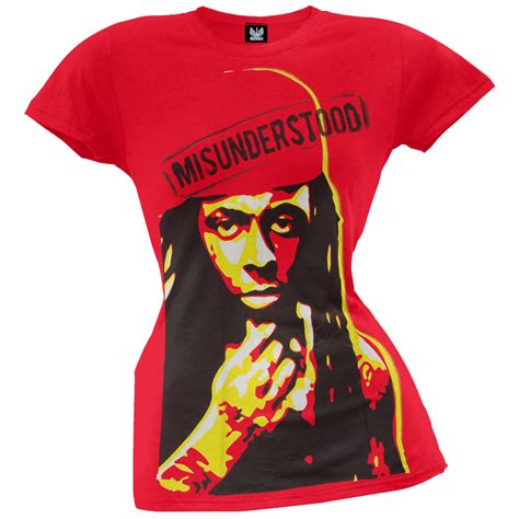 Lil Wayne Women S Juniors Misunderstood Short Sleeve T Shirt Walmart
