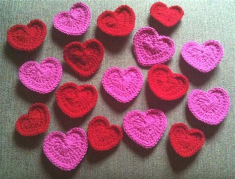 crochet heart pins julie measures