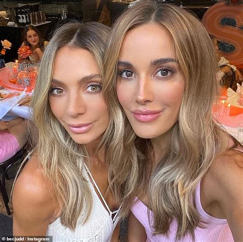 rebecca judd and nadia bartel throw a belated christmas party in melbourne daily mail online
