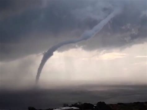 Rare waterspout captured on video sweeping across Italian coast | The Independent | The Independent